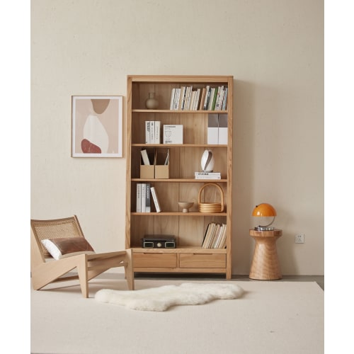 Solidwood Norway Bookcase 100cm Furniture Urban Sales NZ